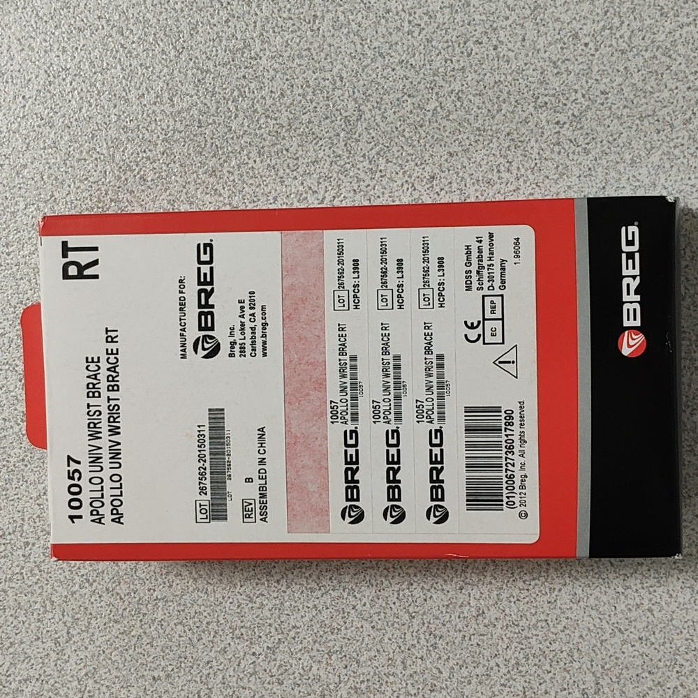 Breg Apollo Universal Wrist Brace - Right